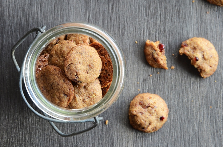 Cranberry Flax Cookies
