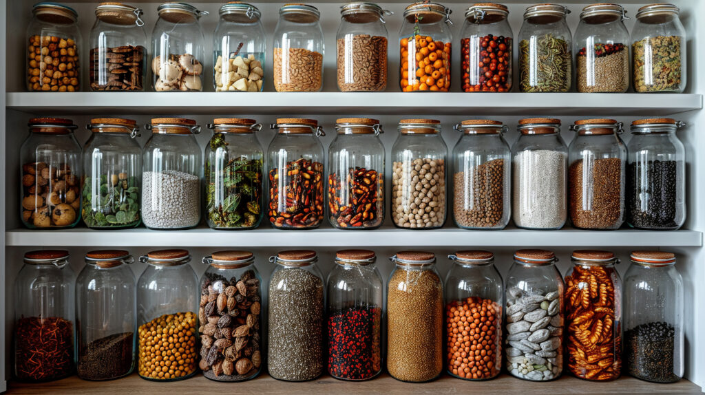 Flaxseed Storage in a Pantry