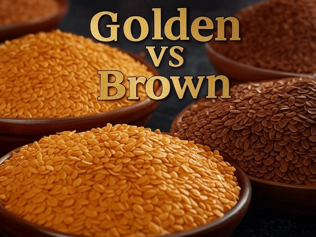 Which is better? Golden VS Brown Flaxseed?